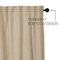 thumbnail image 4 of VHC Brands Sawyer Mill Charcoal Decorative Farmhouse Ticking Stripe Shower Curtain with Buttonholes 72x72, 4 of 5