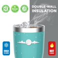 thumbnail image 3 of Vaso de viaje navideño HAUSHOF de acero inoxidable, 600 ml, 3 of 7