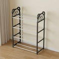 thumbnail image 5 of 50% Off Clear! Shoe Rack Shoe Rack Storage Organizer With 4 Tiers Metal Shelves For Bedroom Closet Entry Dorm Room, 5 of 8