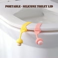 thumbnail image 6 of NOVELAR Anti-Slip Silicone Toilet Seat Lifter, 9.36 in Length, Easy to Install and Adjust, Securely Lifts Any Size Seat Cover for Cleaner Bathroom Use, 6 of 6