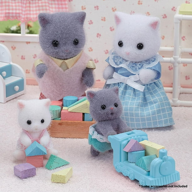 Calico Critters Persian Cat Twins, Set of Collectible Doll