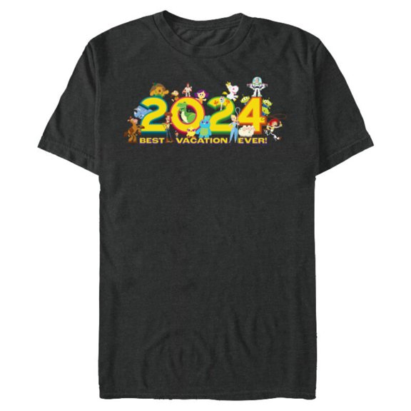 Disney and Pixar’s Toy Story Trip Best Vacation Ever 2024 - Short Sleeve Blended T-Shirt for Adults - Customized-Dark Heather