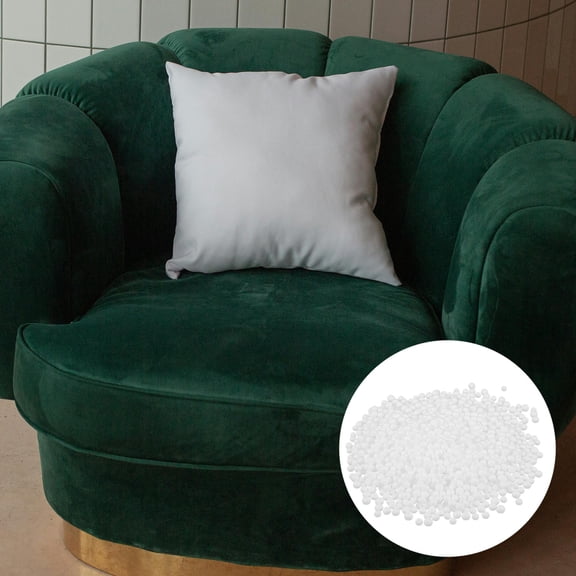 KALLORY 1 Pack White EPP Foam Bean Bag Chair Filling Pellets for Comfortable Sofa and Seating Support