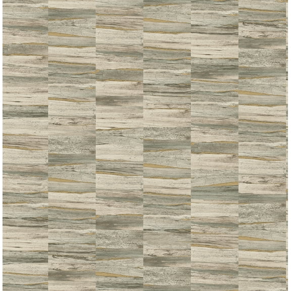 Fine Decor Hugo Neutral Faux Wood Wallpaper, 20.5-in by 33-ft, 56.4 sq. ft