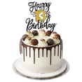thumbnail image 1 of Decoración de tarta Nogeqi con purpurina para cumpleaños número 13, para fiesta de nacimiento, 1 of 7