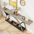 thumbnail image 3 of Tribesigns 70.87" Console Table with Storage Shelf, Narrow Long Sofa Table Behind Couch Table, 3 of 5