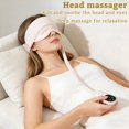 thumbnail image 4 of XIRQI Rechargeable Head Massager with Airbag Wrapping,Migraine Cap,Heated Head and Eye Massage for Home Use,Perfect for Relaxation and Stress Relief, 4 of 8