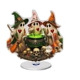 thumbnail image 2 of Halloween Ghost Decorations, 360 Degree Rotating 2D Ghost Figurine with Cute Desktop Design, Halloween Tabletop Ornament for Home Office Classroom Party Decor Spooky Holiday Display, 2 of 7