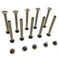 thumbnail image 2 of de tornillo de Chicago de plata 10X Accesorios de encuadernación Botón de remache de uñas para decoración de cuero DIY Libro de documentos Álbu 10x50mm SOLEDAD Postes Tornillos de fijación Remaches, 2 of 8
