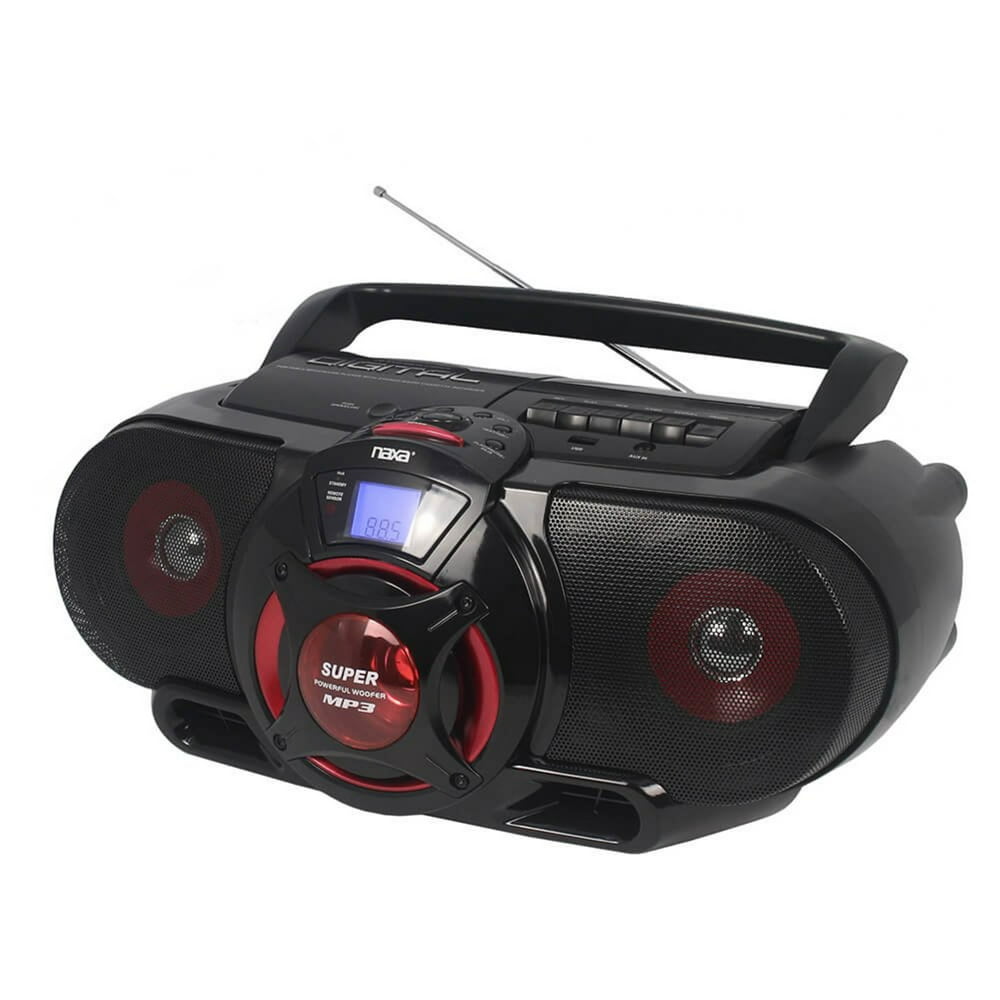 Naxa Portable Bluetooth® Mp3 Cd Am Fm Stereo Radio Cassette Player