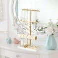 thumbnail image 3 of Jessac Adjustable Jewelry Holder Organizer Stand Necklace Earring Bracelet Display Tree for Girls, 3 of 8