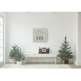thumbnail image 3 of 20" x 14" Simply Daisy Quilted Christmas Polyester Accent Pillow, Haute Red Qty 1, 3 of 3