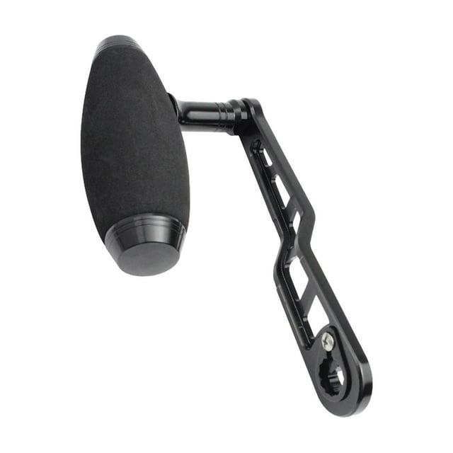Reemplace el mango carrete de pesca, el mango eléctrico, instale fácilmente las piezas carrete de pesca en de T, Negro