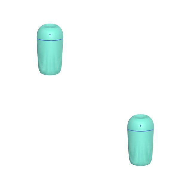 Difusor de aroma ambientador mini humidificador Yuarrent rociador de niebla luminosa Verde 2Conjunto