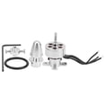 thumbnail image 2 of RC Car Brushless Motor Spart Part, 1811 Druable Metal Brushless Motor Accessory for Fixedwing Aircraft Quadrotor Model Silver, 2 of 8