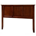 thumbnail image 1 of Atlantic Furniture Madison Queen Solid Wood Panel Headboard in Walnut, 1 of 3