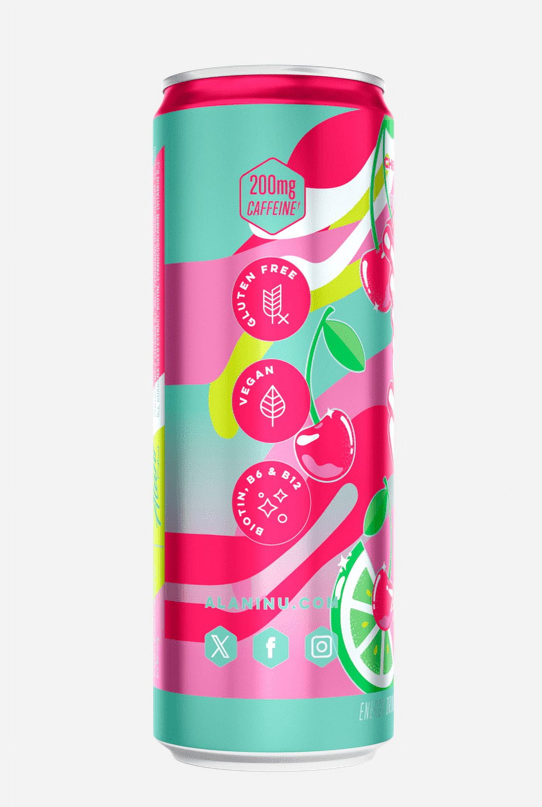 Alani Nu Energy Drink, Cherry Twist Limited Time Only, 12 fl oz
