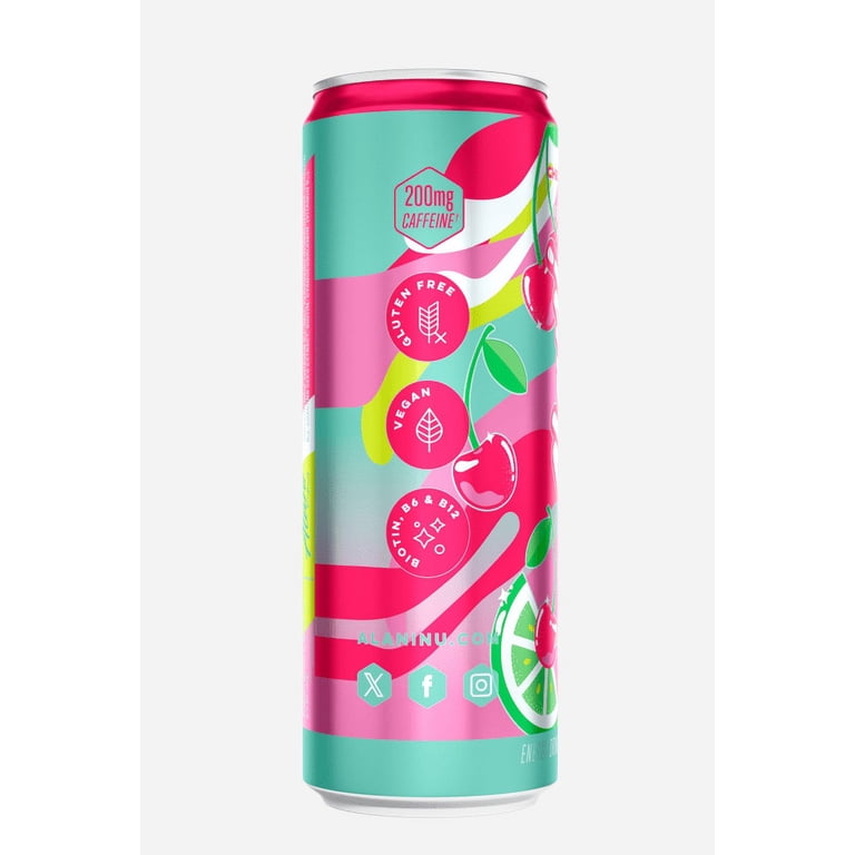 Alani Nu Energy Drink, Cherry Twist Limited Time Only, 12 fl oz