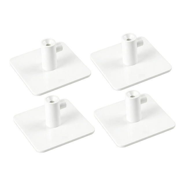 jifeng 4 Pcs Supports d'Accessoires pour Batteur sur Socle Crochets Compacts pour Batteur à Aliments Blanc