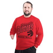 Men's G-III Sports by Carl Banks Red Toronto Raptors Adaptive Headliner Fleece Crewneck Sweatshirt
