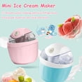 thumbnail image 2 of Mini Ice Cream Maker, Small Home Homemade Freeze Yogurt Ice Cream Maker, 2 of 8