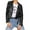 Black, variant on QATAINLAV Women's Faux Leather Jackets Casual Long Sleeve Zip Up Motorcycle Cropped Jackets Slim Moto Biker Outwear, Black, S