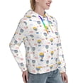 thumbnail image 6 of Honeii Hot Air Balloon Pattern Womens Oversized Hoodies Long Sleeve Sweatshirts Pullover Fall Outfits with Pocket-Small, 6 of 7