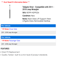 thumbnail image 2 of Tailgate Strut - Compatible with 2011 - 2018 Jeep Wrangler 2012 2013 2014 2015 2016 2017, 2 of 2