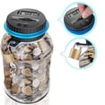 thumbnail image 5 of Bewildely Piggy Bank Counter Coin Electronic Digital Lcd Counting Coin Money Saving Box Tarro Caja de almacenamiento de monedas para Euro GBP Money Kits de decoración para fiestas EUR Bewildely HA027156-01, 5 of 5