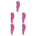 thumbnail image 3 of Wisewang Professional Hairbrush Styling Knot Comb  for Magic Detangling Brush rose red, black 5Set, 3 of 6
