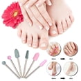 thumbnail image 3 of Juego de 6 cabezales de pulido para uñas, accesorios esenciales para manicura y pedicura en casa o salón. Diseños variados y resistentes, fáciles de limpiar y almacenar en caja transparente., 3 of 6
