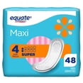 thumbnail image 1 of Equate Serviettes Maxi Super 48 Unités, 1 of 9