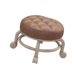 thumbnail image 4 of Taburete bajo enrollado asiento de rollero bajo adulto resistente niño con lanzador giratorio PU cuero para dormitorio apartamento salón de juegos de Café, 4 of 8
