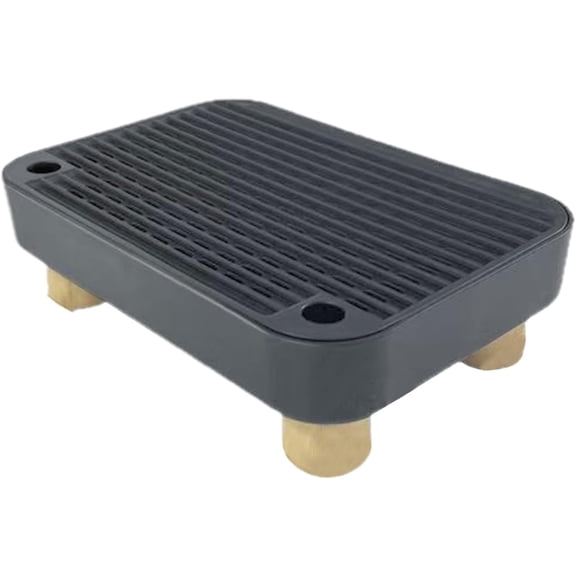 Kitten Litter Stair with Poop Tray, Cat Litter Box Step with Anti-Tracking Filter Mat, Easy Clean Senior Cat Accessories for Indoor/Outdoor Use, Protects Floors from Scatter(DSF)