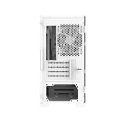 Montech AIR 100 ARGB MICRO-ATX Tower with Four ARGB Fans Pre Installed, Ultra-Minimalist Design, Fine Mesh Front Panel, High Airflow, Unique Side Swivel Tempered Glass, Dust Protection, White