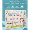 thumbnail image 3 of Niños Tablero Ocupado de Botón Hebilla Motor Habilidad Tablero, 3 of 8