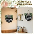 thumbnail image 4 of Door Sign Farmhouse Porch Décor Rustic Door Hanger for Front Door Wreath Wall Hanging Outdoor for for Porch Hangers Spring Summer Autumn Wreaths Housewarming Gift Design 7, 4 of 6