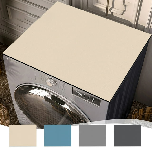 Tapis de Drainage Absorbant en Diatomée Couleur Unie pour Réfrigérateur Laveuse Sécheuse Four à Micro-Ondes / Couverture Moderne Imperméable et Antidérapante / 15.74x19.68 Po / Surface Ménagère Multi-Usage