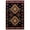 Black, variant on Southwestern Medallion Ultra-Soft Indoor Area Rug or Runner, 3' x 5', by Blue Nile Mills