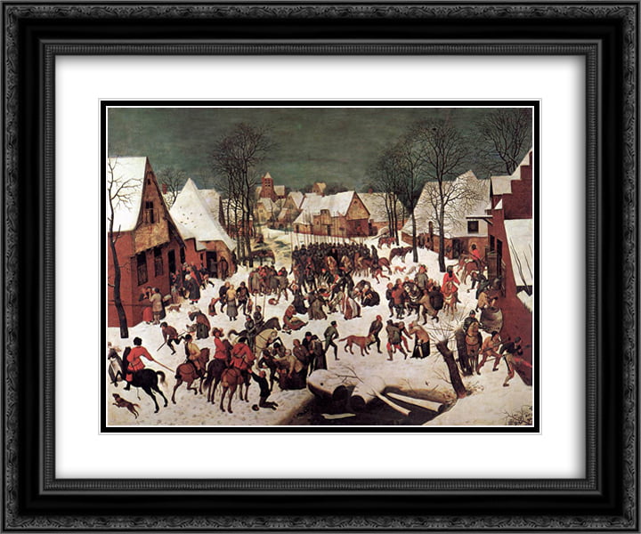 Pieter Bruegel the Elder Art Print/ Poster. The Massacre of the Innocents 