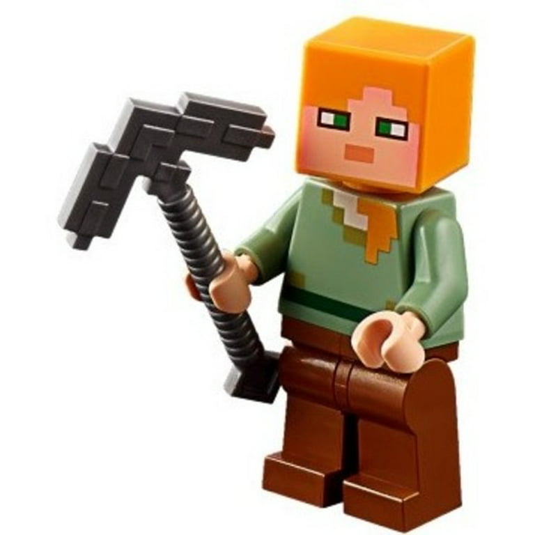 LEGO Minecraft Alex Minifigure with - Set 21144 - Walmart.com