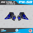 thumbnail image 2 of Kalair GFX Graphics Kit for Yamaha PW50 (All Years) Revolt Series, 2 of 5