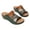 Green, variant on huanledash Women Summer Casual Hollow Cross Bandage Opened Toe Wedge Slippers Sandals Shoes