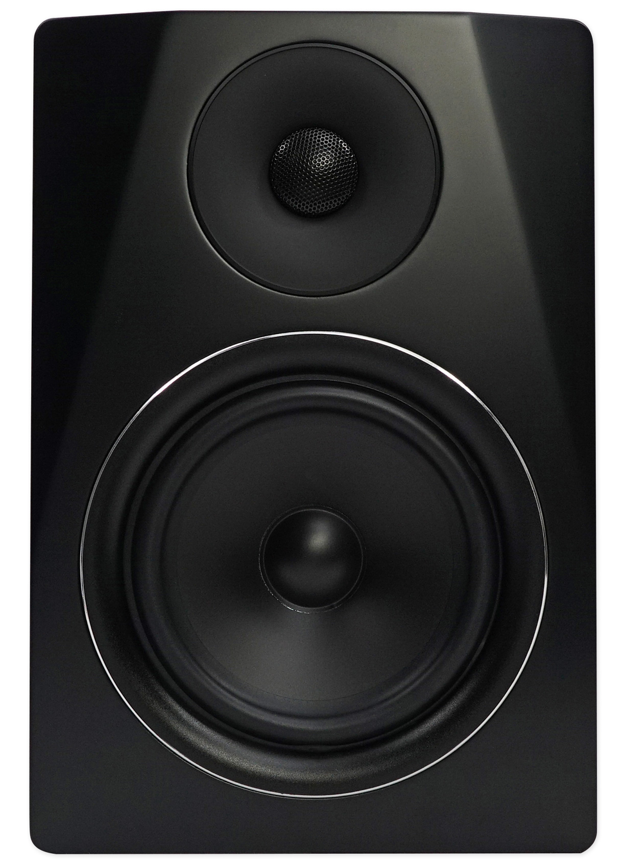 (2) Rockville APM6B 6.5" Powered Studio Monitor Speakers+Swivel Wall Brackets
