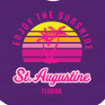 thumbnail image 4 of Inktastic Summer Enjoy the Sunshine St. Augustine Florida in Pink Boys or Girls Baby Bib, 4 of 4