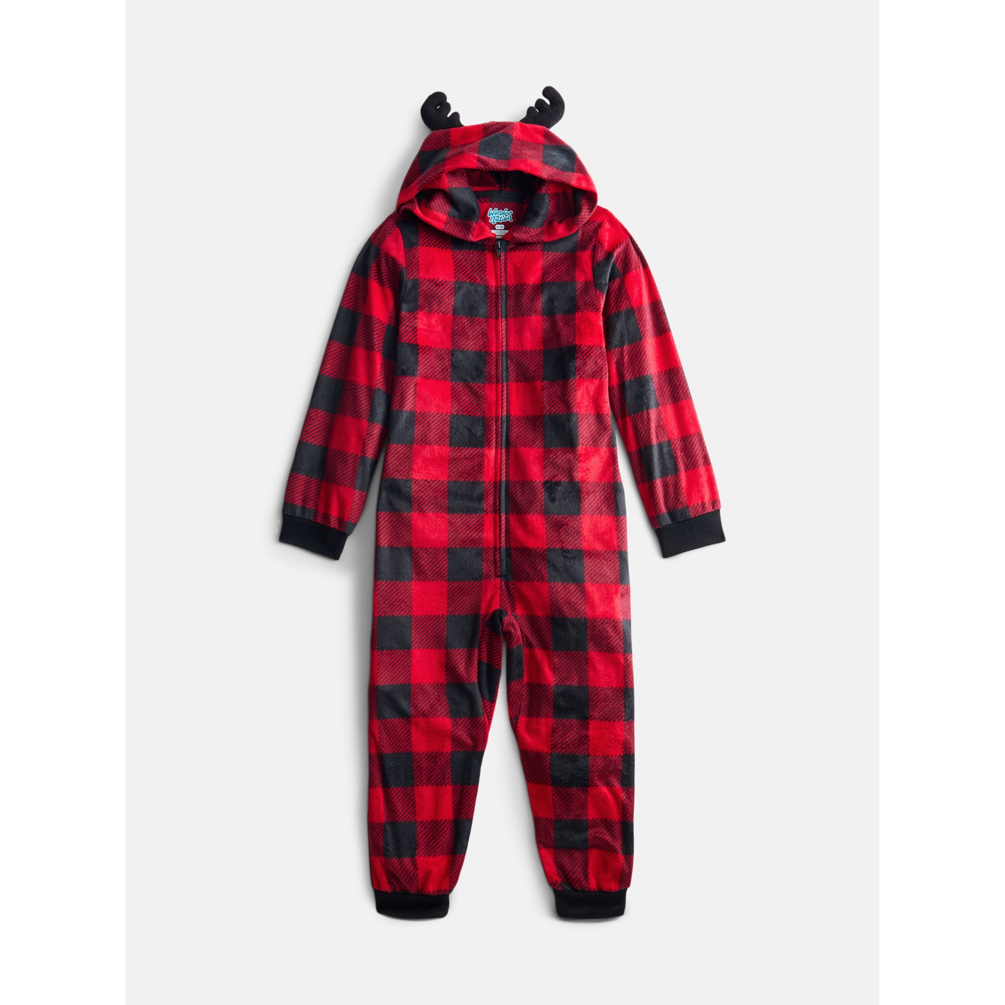 Wonder Nation Boys Sleep Union Suit with Long Sleeves One-Piece Sizes 4-18