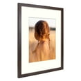 thumbnail image 6 of Golden State Art 16x20 Picture Frame Matted to 11x14, High Definition Glass Wall Mounting, Brown, 1 Pack, 6 of 7