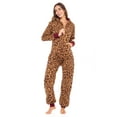 thumbnail image 3 of Unisex Sleepwear Adult Jumpsuit for Women One Piece Pajamas Ladies Non Footed Union Suit Pajamas, 3 of 7