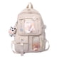 thumbnail image 1 of Mochila con colgante Kawaii y accesorios, linda mochila para estudiantes, hermosa mochila de viaje, mochila escolar Harajuku para chicas adolescentes., 1 of 5