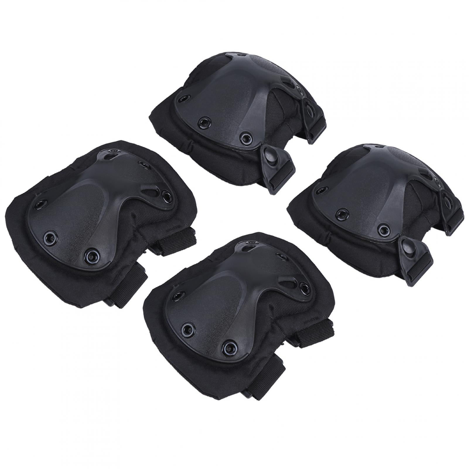 Black Outdoor Military Knee and Elbow Protective Pads Cycling Knee Pad 